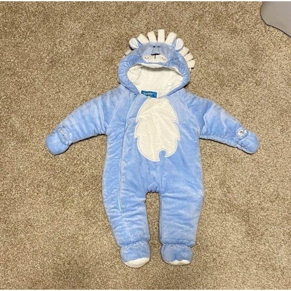 *NWOT* Blue Tiger Snow Suit - LuvGear Size 3-6 Months
